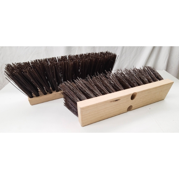 2 X 16" STIFF BRISTOL SHOP BROOM HEADS