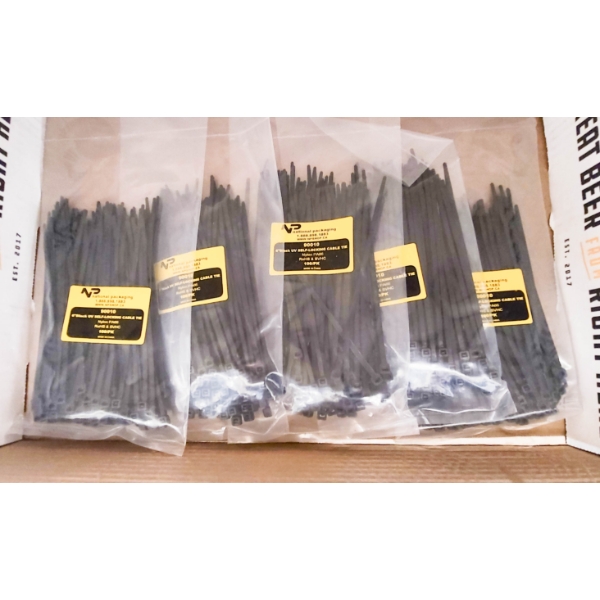 500 UV SELF LOCKING CABLE TIES - SIZE 6"