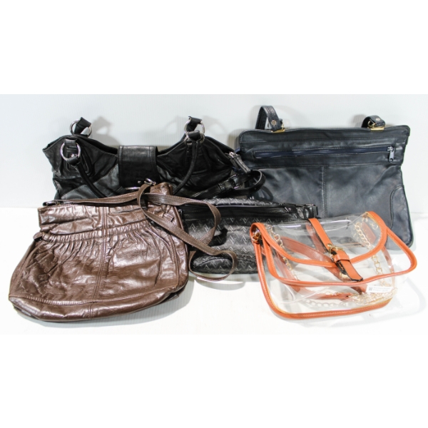 5 VARIOUS LADIES PURSES