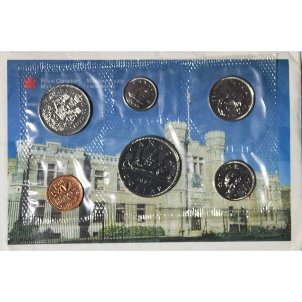 1987 PROOF MINT SEALED CANADIAN COIN SET