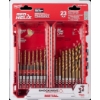 Image 1 : 23 PC MILWAUKEE SHOCKWAVE TITANIUM DRILL BIT SET