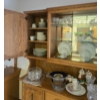 Image 4 : HEAVY WOOD HUTCH WITH MIRROR BACK