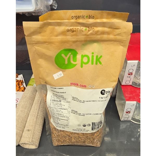 TWO 1KG ORGANIC FARRO