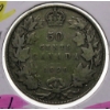 Image 1 : 1920 CANADIAN SILVER 50 CENT COIN