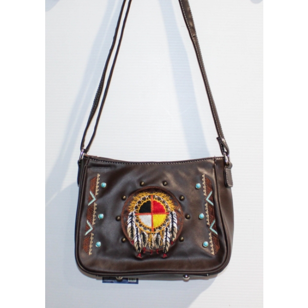 NEW MEDICINE WHEEL NU TRENDZ SHOULDER STRAP PURSE