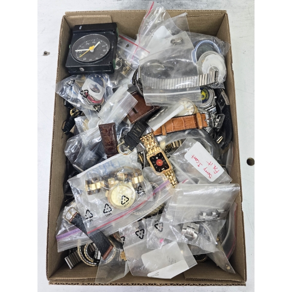 ASSORT. MODERN & VINTAGE WATCHES - FOR PARTS OR REPAIR.