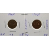Image 1 : TWO 1965 CANADIAN 1 CENT COINS