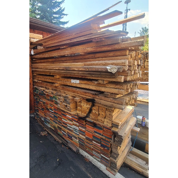 ASST. LUMBER & FIREWOOD ROUGHLY 1 CORD
