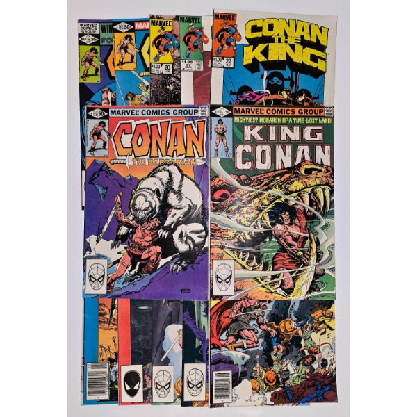 12 ASST. CONAN COMICS BY MARVEL COMICS