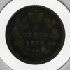 Image 1 : 1872H VICTORIAN CANADA SILVER 5 CENT COIN
