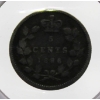 Image 1 : 1896 CANADA VICTORIAN SILVER 5 CENT COIN