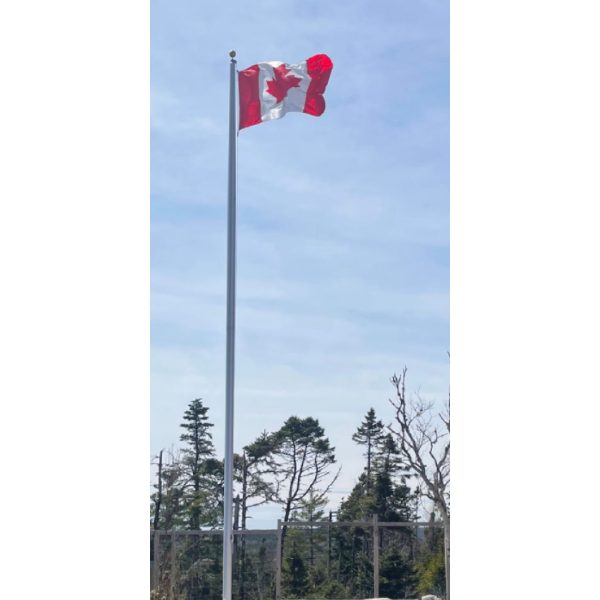 30FT FLAG POLE W/ HARDWARE - UNUSED - FROM ESTATE