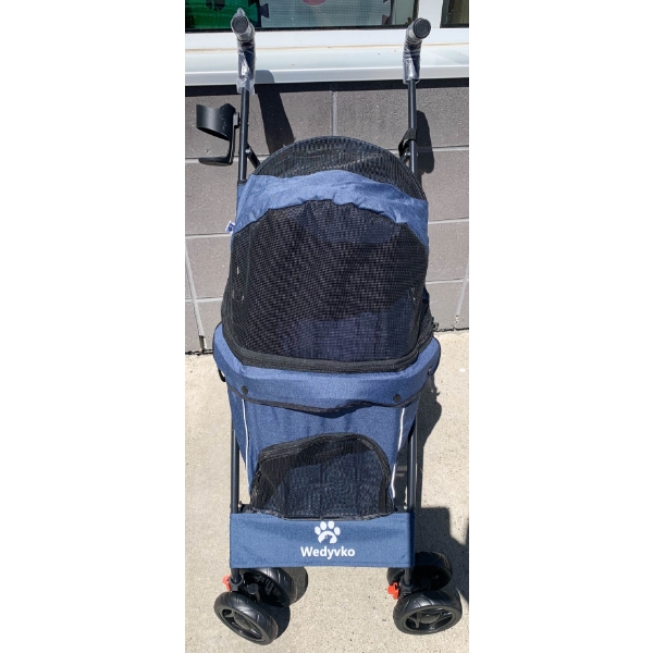 NEW WEDYVKO FOLDING PET STROLLER - BLUE