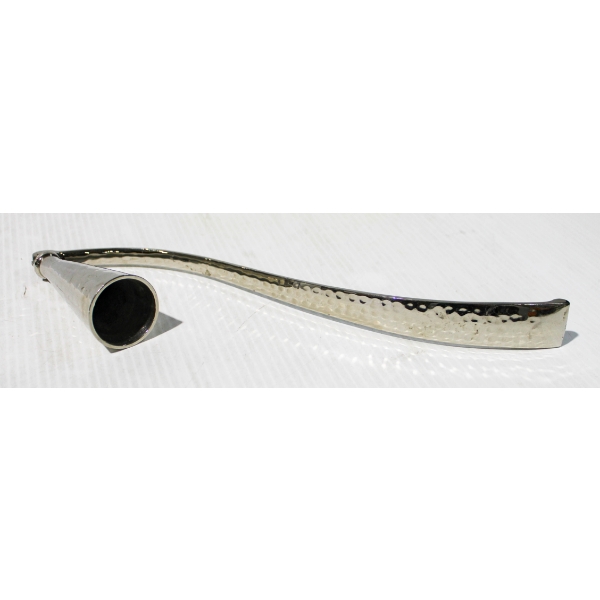 HINGED CANDLE SNUFFER HAMMERED FINISH