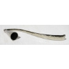 Image 1 : HINGED CANDLE SNUFFER HAMMERED FINISH