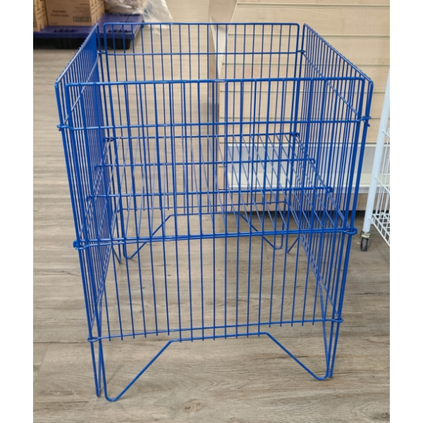 24  X 32 H BLUE RETAIL DISPLAY BIN