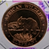 Image 1 : 1OZ AFRICAN WILDLIFE .999 FINE COPPER COIN
