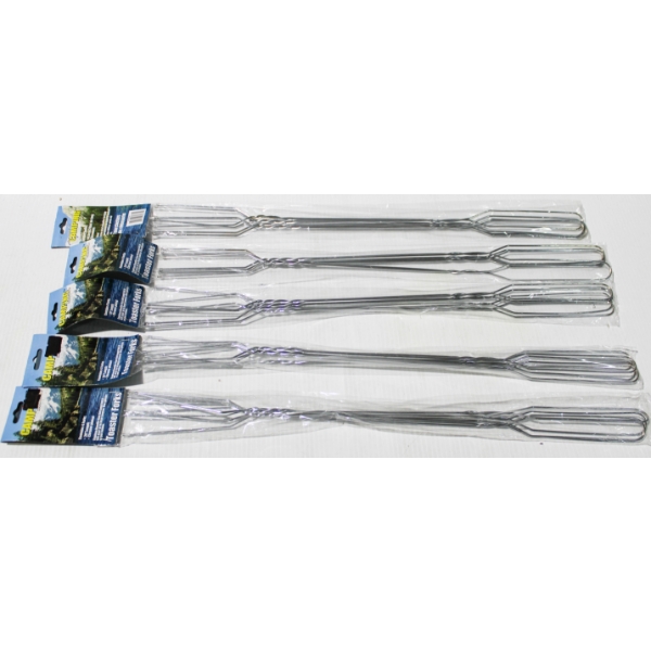 20 NEW CAMPING ESSENTIALS METAL TOASTER FORKS