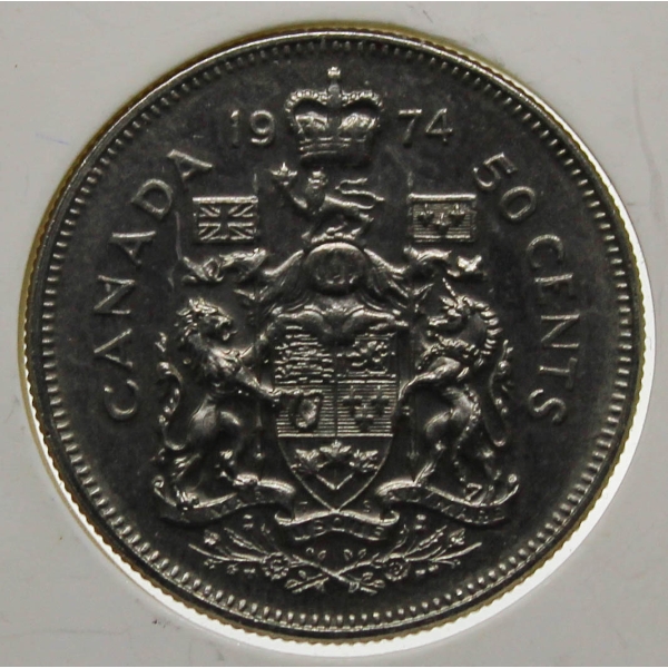 1974 CANADIAN 50 CENT COIN