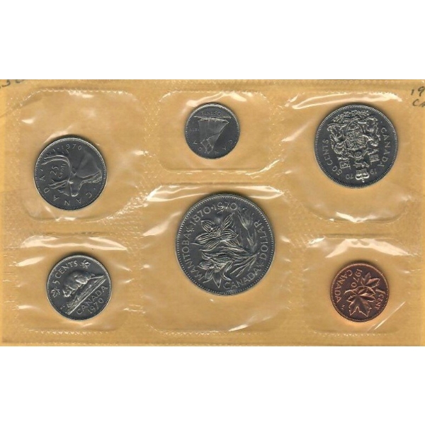 1980 CANADA PROOF MINT SEALED COIN SET