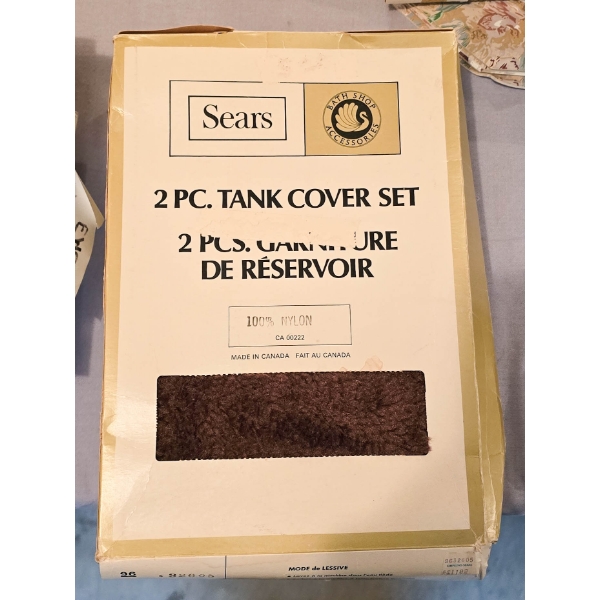 SEARS 2PC. TANK COVER SET