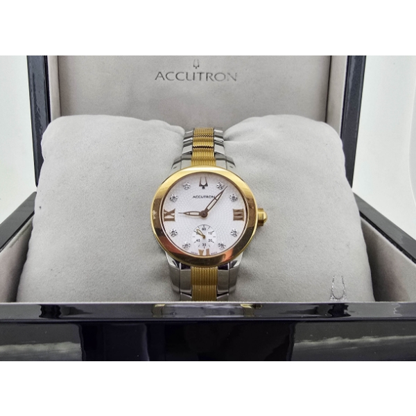 ACCUTRON TWO TONE LADIES WATCH