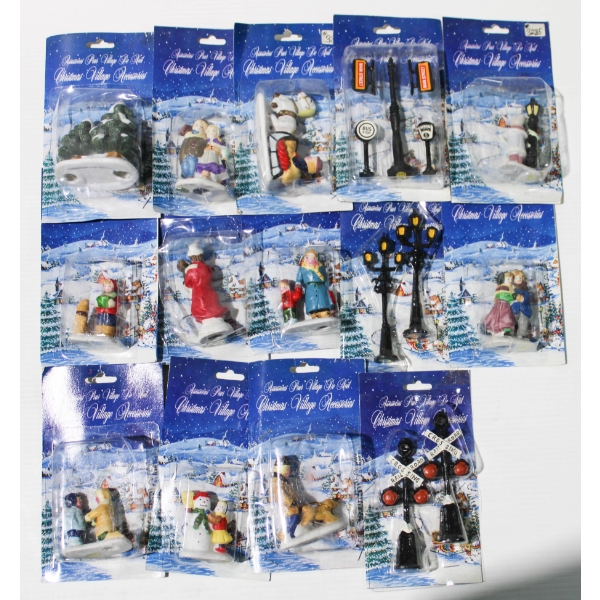 NEW CHRISTMAS VILLAGE FIGURES & ACCESSORIES