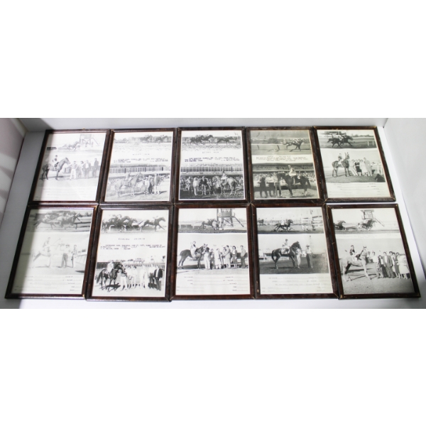 10 VINT. 60'S NORTHLANDS HORSE RACING WINNER PHOTO'S ETC.