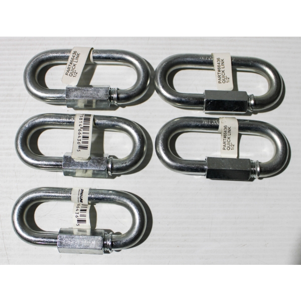 5 NEW DYNALINE 66436 1/2" QUICK LINK CARABINER