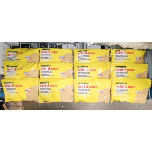 12 X 900G NO NAME ACINI DE PEPE PASTA - BB 02/2025