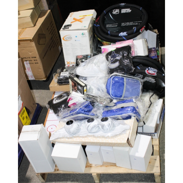 NEW LIQUIDATION STORE STOCK PALLET - NHL MERCHANDISE ETC.