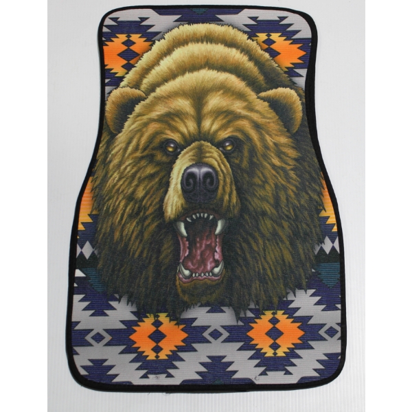 2 NEW NU TRENDZ VEHICLE FLOOR MATS - BEAR