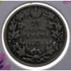 Image 1 : 1902H CANADIAN SILVER 25 CENT COIN