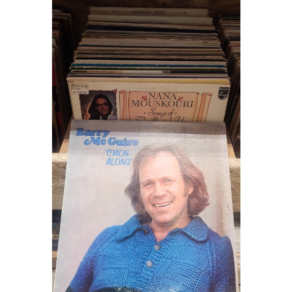50+ VINTAGE ESTATE LP RECORDS BARRY MCGUIRE ETC.