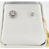 Image 2 : 14K WHITE GOLD EARRING JACKETS W/ .18 TDW DIAMOND