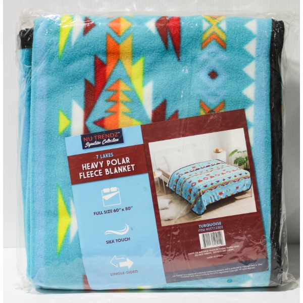 NEW NU TRENDZ HEAVY POLAR FLEECE BLANKET
