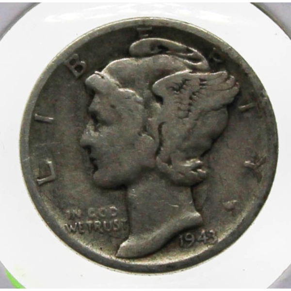 1931-S USA SILVER BARBER DIME