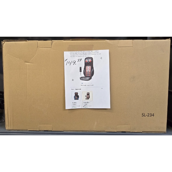 SNAILAX SHIATSU BACK MASSAGER WITH HEAT