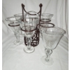 Image 2 : GLASS NOVELTY LARGE WINE GLASSES & ICE BUCKET