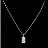 Image 1 : LADIES NECKLACE W/ CRYSTAL INLAY PENDANT