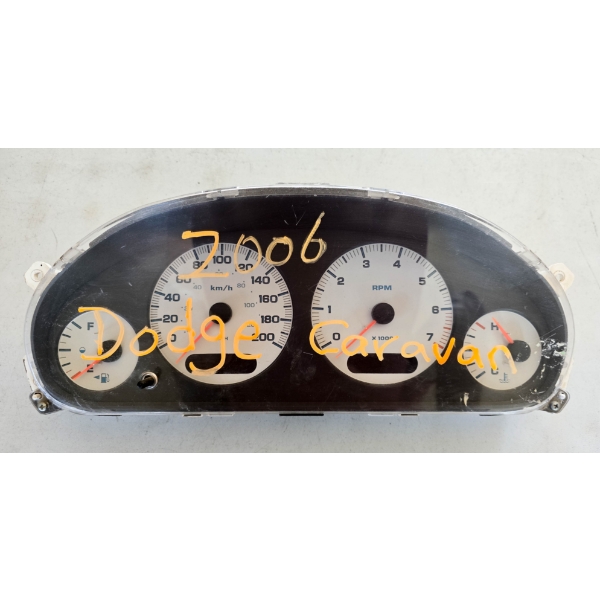 SALVAGE DASHBOARD FOR 2006 DODGE CARAVAN