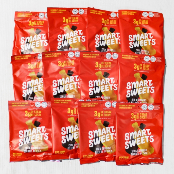 12 X 50G SMART SWEET COLA GUMMIES 