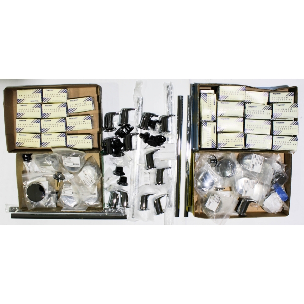 NEW 24" TOWEL BARS & POSTS - PUSH-N-LIFT STOPPER KITS 