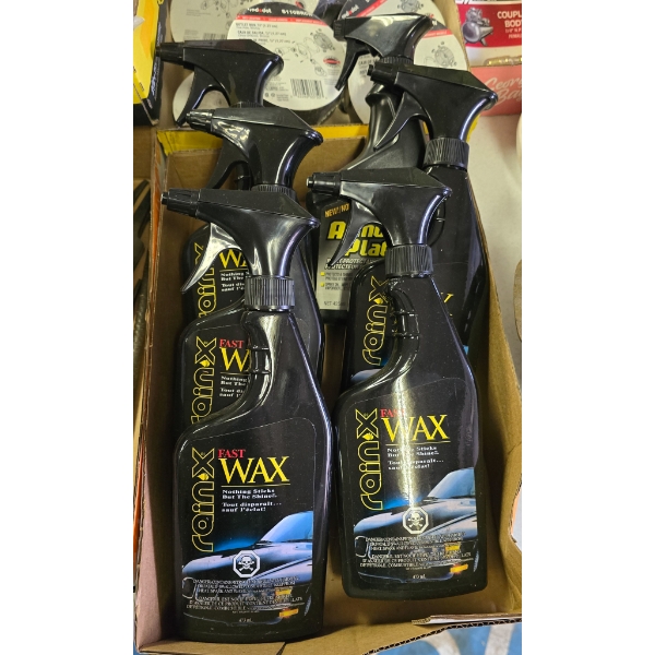 SIX NEW RAIN X FAST WAX VEHICLE WAX SPRAY