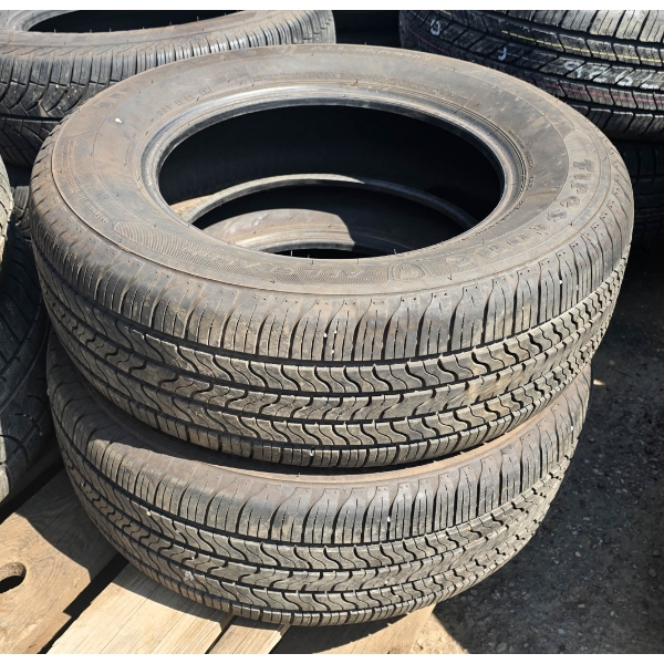 PAIR OF FIRESTONE ALL SEASON 225/65 R16 TIRES