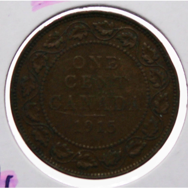 1915 CANADA KING GEORGE V LARGE PENNY