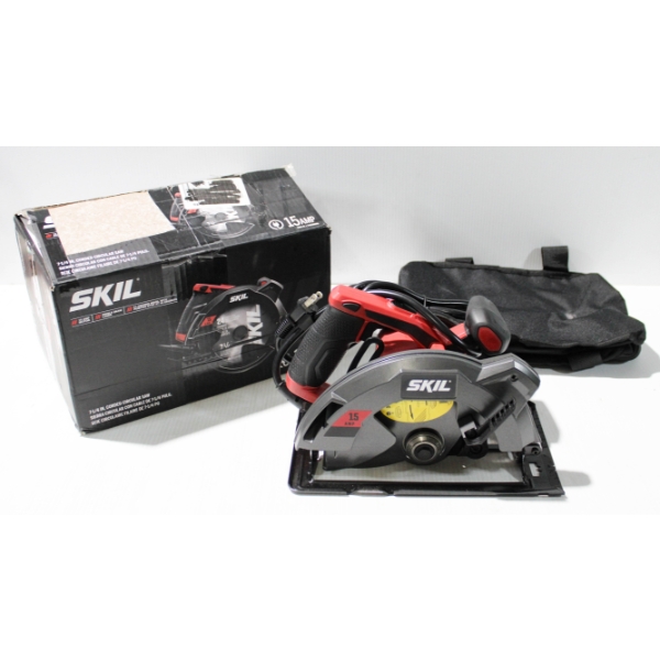 NEW SKIL 7 1/4" CORDED CIRCULAR SAW - 15 AMP W/ LASER & CASE