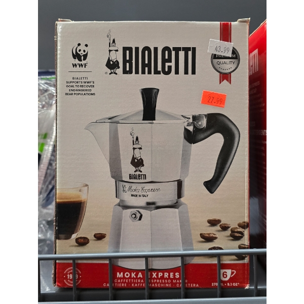 6 CUP BIALETTI MOKA EXPRESS ESPRESSO MAKER