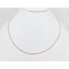 Image 1 : 10K ROSE GOLD 18" NECKLACE