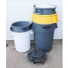 Image 1 : ASSORT. GARBAGE AND WATER BINS